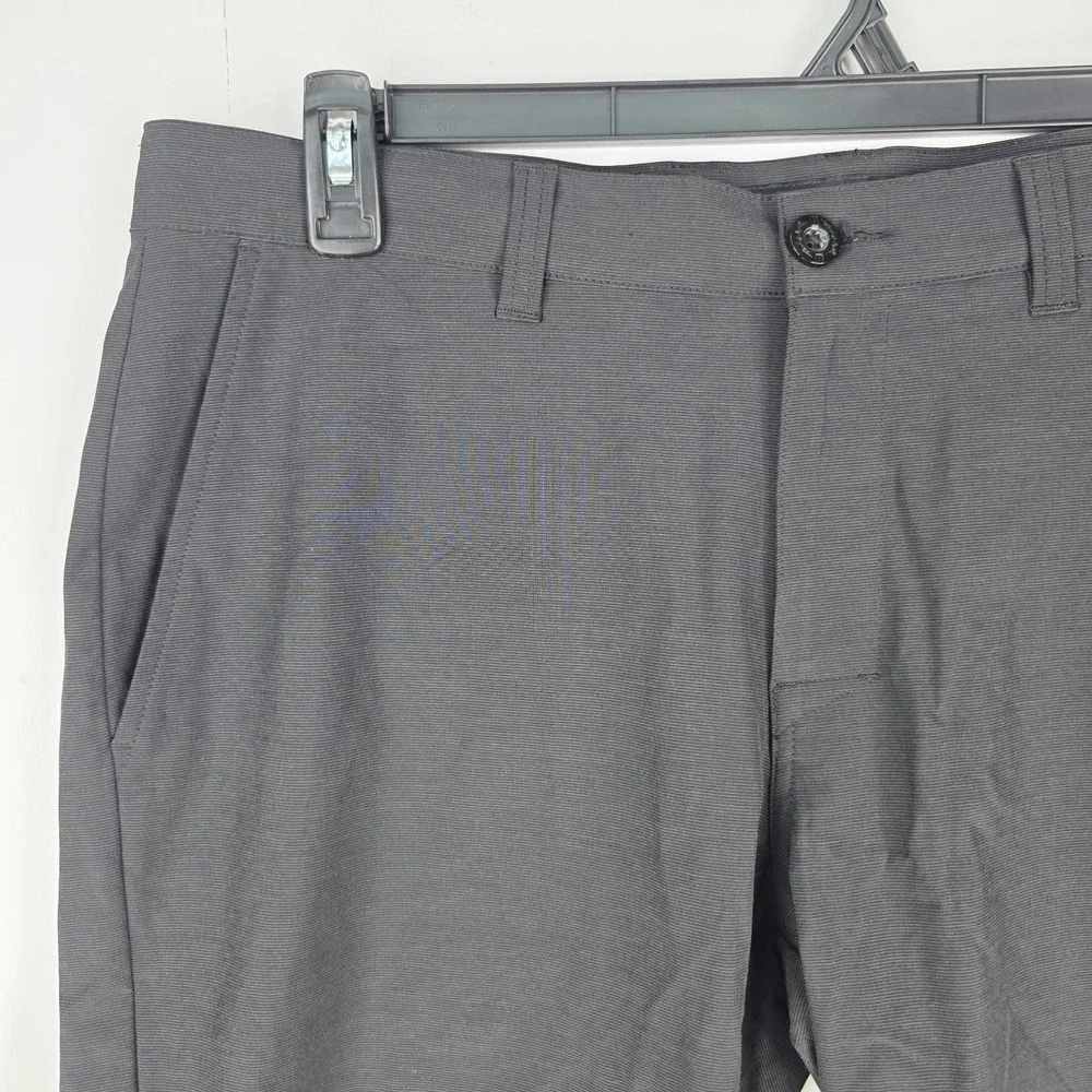 Travis Mathew Mens Sz 34 Beck Shorts Black Performance‎ Golf Lightweight Stretch